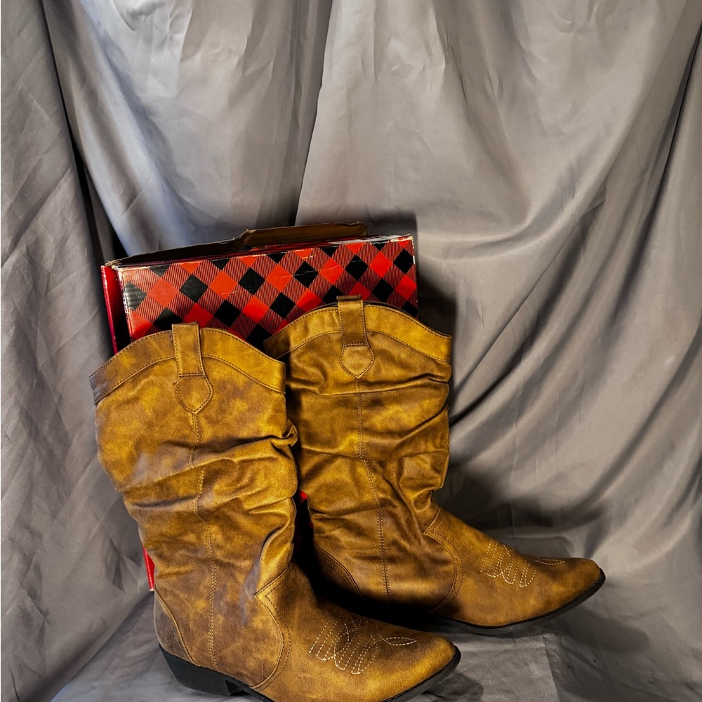 Arizona Jean Company Brown Western Boots